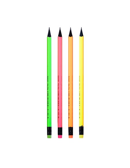 Set 72 creioane negre HB cu radiera Daco, Ne-Ne