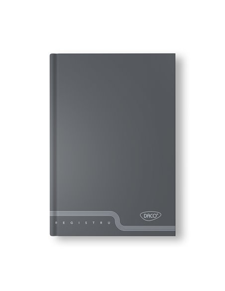 Registru A4 Daco RG410AR, 100 file, 70g/mp, coperta cartonata, dictando, Culori asortate