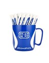 Set 48 pixuri cu gel Aihaio 801A, Albastru