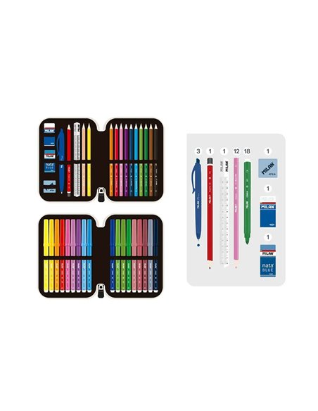Penar echipat cu 2 ermoare Milan 081264SPT, Motiv sports
