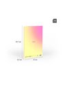 Caiet cusut A4 Milan, 95 g/mp, 48 file, dictando, Motiv sunset, Galben