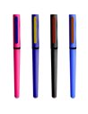 Set 12 stilouri metalice cu cerneala termosensibila si penita ascunsa 16331, Culori asortate