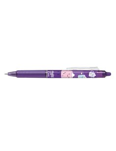 Roller Pilot Frixion Clicker Fancy, 0.7 mm, cerneala albastra, corp violet