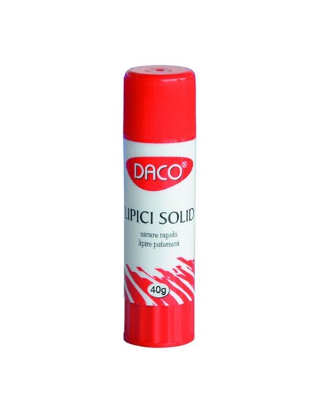 Set 12 lipiciuri solide fara solventi Daco, 40 g