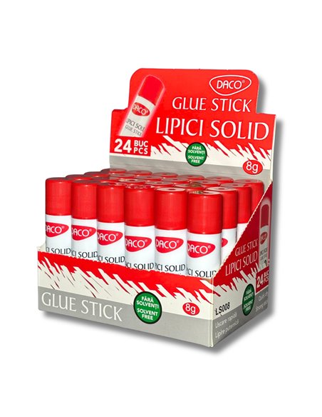 Set 24 lipiciuri solide fara solventi Daco, 8 g