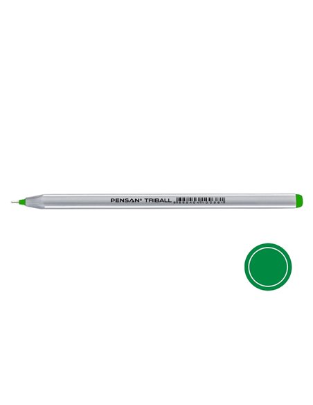 Pix Pensan Triball, corp din plastic mat, grosime varf 1 mm, Verde