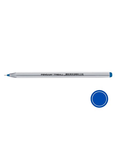Pix Pensan Triball, corp din plastic mat, grosime varf 1 mm, Albastru