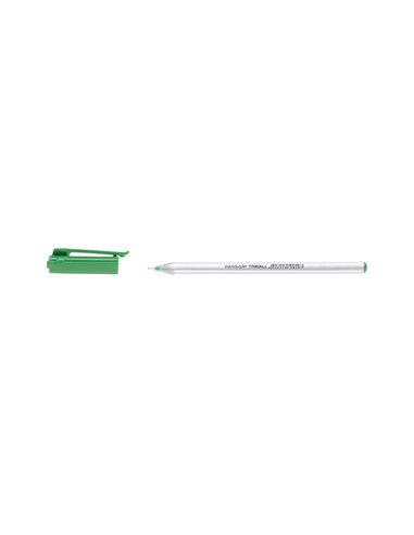 Set 60 de pixuri Pensan Triball, corp din plastic mat, grosime varf 1 mm, mina verde
