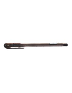 Set 25 pixuri Pensan My Pen, corp din plastic translucid, grosime varf 1 mm, Negru 2