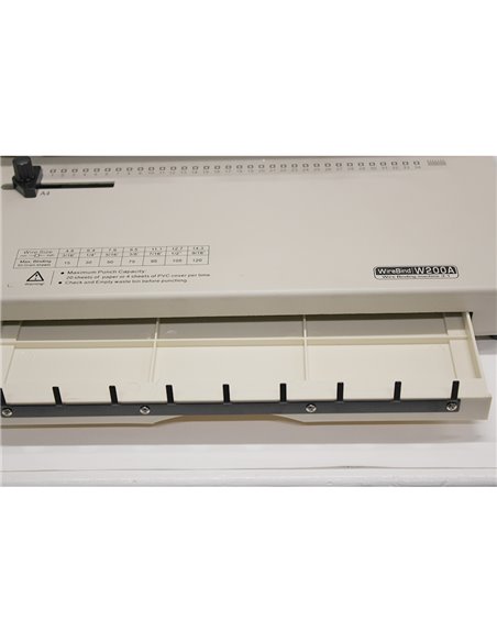 Aparat de indosariat manual, cu inele din metal UNITEC W200A