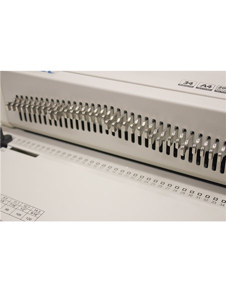 Aparat de indosariat manual, cu inele din metal UNITEC W200A