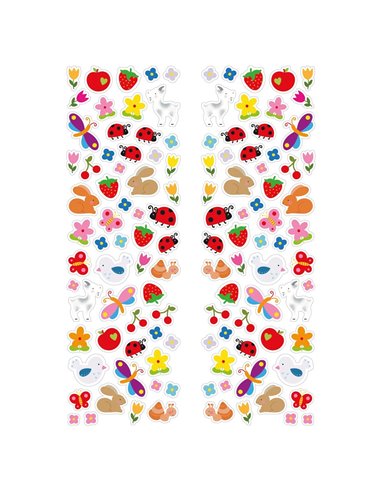 Carte pentru activitati creative cu stickere A4 Pelikan 32 file, Farm