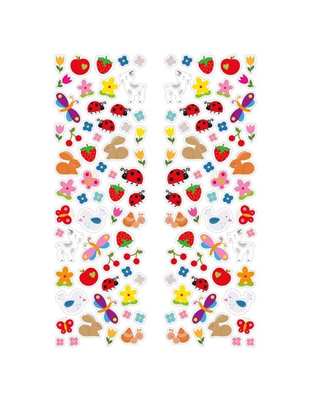 Carte pentru activitati creative cu stickere A4 Pelikan 32 file, Farm