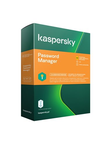 LICENTE Kaspersky Labs Electronic  Cloud Password Manager Eastern Europe  Edition. 1-User 1 year Base Download Pack "KL1956ODAFS