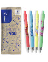 PFLW464532,Flow pack rollere cu gel Pilot G2 Flow 0.7 mm cu click 4 culori