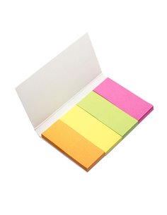 Sticky index neon d.rect 20x50mm 4x40