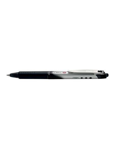 PBLRT-VB5-B-P,Set 12 rollere Pilot V-ball RT 0.5 mm cu click negru