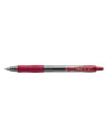 PBL-G2-7DR-P,Set 12 rollere cu gel Pilot Begreen G-2+ diverse culori 0.7 mm cu click rosu inchis