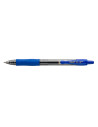 PBL-G2-7BB-P,Set 12 rollere cu gel Pilot Begreen G-2+ diverse culori 0.7 mm cu click albastru inchis