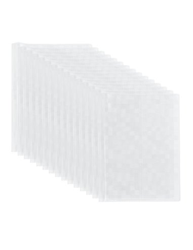 Set 25 Coperti carnet note/elev, 130 microni, 207x150 mm, Transparente