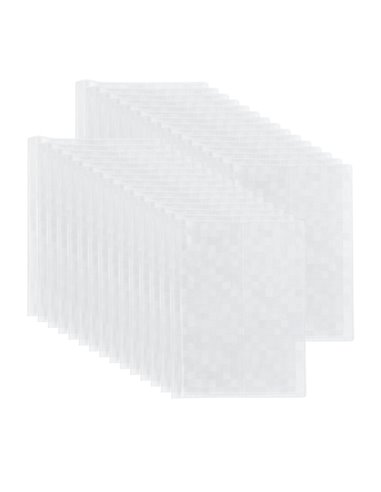 Set 100 Coperti carnet note/elev, 130 microni, 207x150 mm, Transparente
