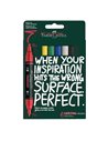 FC186003,Blister 6 markere acrilice multimark culori de baza faber-castell