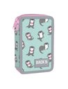 Penar echipat cu 2 fermoare Derform BackUP 6 DW 12, Motiv Otters in Love