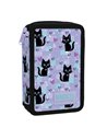 Penar echipat cu 2 fermoare Derform BackUP 7 DW 16, Motiv Magic cats