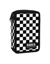 Penar echipat cu 2 fermoare Derform BackUP 7 DW 94, Motiv Tabla Sah