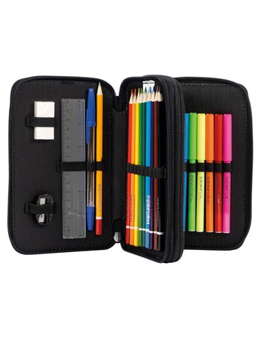 Penar echipat cu 2 fermoare Derform BackUP 7 DW 94, Motiv Tabla Sah
