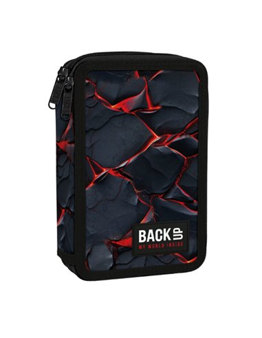 Penar echipat cu 2 fermoare Derform BackUP 7 DW 43, Motiv Blaze