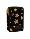 Penar echipat cu 2 fermoare Derform BackUP 7 DW 40, Motiv Golden stars
