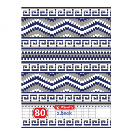Caiet Herlitz A4 80F Patratele Aztec Caiet Herlitz A4 80F Patratele Aztec