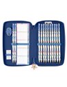 Penar echipat cu 2 fermoare Derform PWDJR16, Motiv Unicorn 16