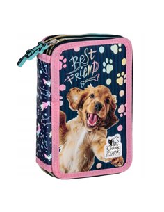 Penar echipat cu 2 fermoare Derform Cleo&Frank PWDCF44, Motiv Best friend (Dog)