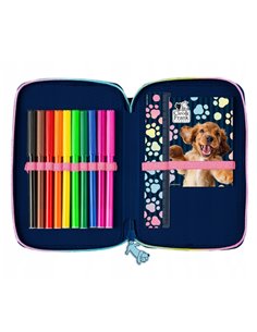 Penar echipat cu 2 fermoare Derform Cleo&Frank PWDCF44, Motiv Best friend (Dog) 2