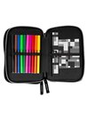 Penar echipat cu 2 fermoare Derform BackUP DF 38, Motiv Pixel Blocks