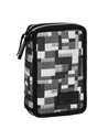 Penar echipat cu 2 fermoare Derform BackUP DF 38, Motiv Pixel Blocks