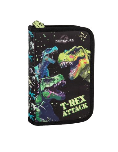 Penar echipat cu 1 fermoar si 2 extensii Derform PWJDN20, Motiv T-REX attack