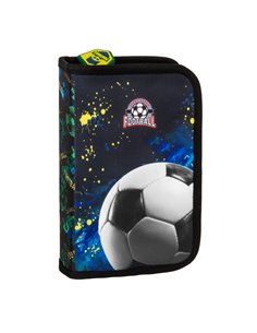 Penar echipat cu 1 fermoar si 2 extensii Derform PWJPI20, Motiv football