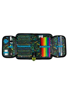 Penar echipat cu 1 fermoar si 2 extensii Derform PWJPI20, Motiv football 2