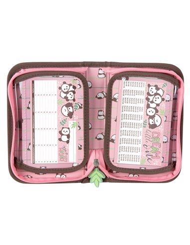 Penar echipat cu 1 fermoar si 2 extensii Derform PWJPA10, Motiv panda 10