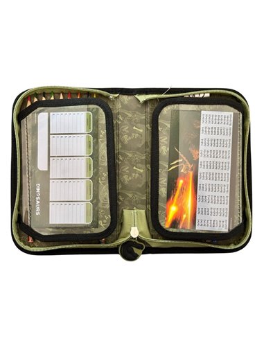 Penar echipat cu 1 fermoar si 2 extensii Derform PWJDN18, Motiv dinozaur