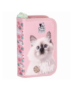 Penar echipat cu 1 fermoar si 2 extensii Derform Cleo&Frank PWJCF45, Motiv Sweet heart