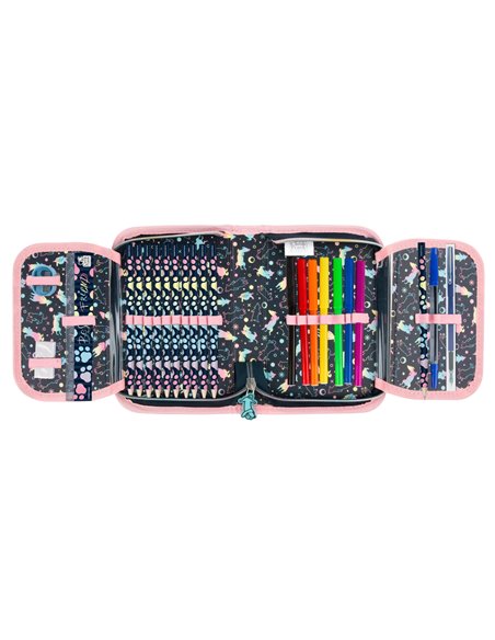 Penar echipat cu 1 fermoar si 2 extensii Derform Cleo&Frank PWJCF44, Motiv Best friend (Dog)