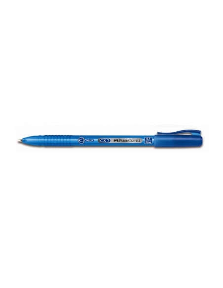 FC246851,Roller 0.7mm semi-gel albastru cx7 faber-castell