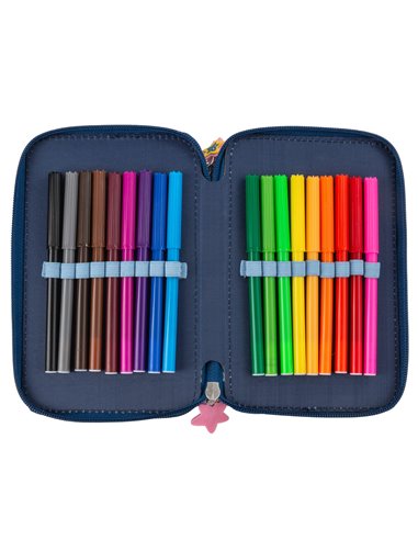 Penar echipat cu 3 fermoare Derform PWTJR16, Motiv unicorn 16