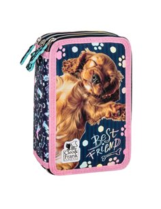 Penar echipat cu 3 fermoare Derform Cleo&Frank 44, Motiv best friend (Dog)