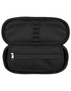 Penar etui cu 1 fermoar si o clapa interioara Derform BackUP PB6A52, Motiv Metasphere 2