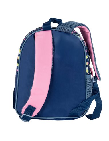 Ghiozdan gradinita cu 2 fermoare Derform PL11JR16, Motiv unicorn 16